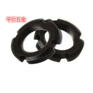 国标 GB812圆螺母/开槽螺母/止退螺母/四槽螺母M10*1--M150*2