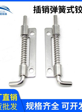 CL225-3工业合页不锈钢304插销弹簧式铰链电柜设备高低压柜门合叶