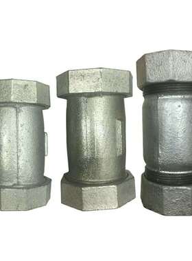镀锌快速接头国标 水管快速活接头 铁管快接DN15 20 25 32 40 50