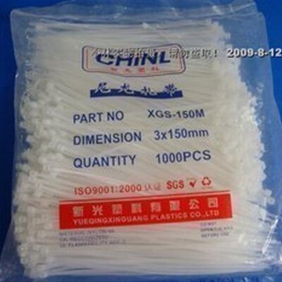 尼龙扎带  自锁式龙扎带 1000根/包     15.00/包     3*150扎带