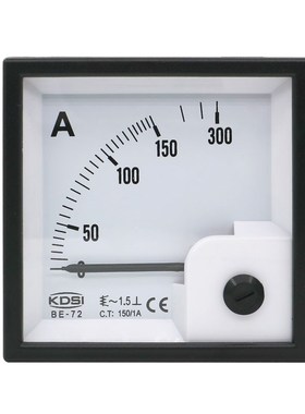 指针式交流电流表BE-72 AC150/1A安培表 方形开孔仪表