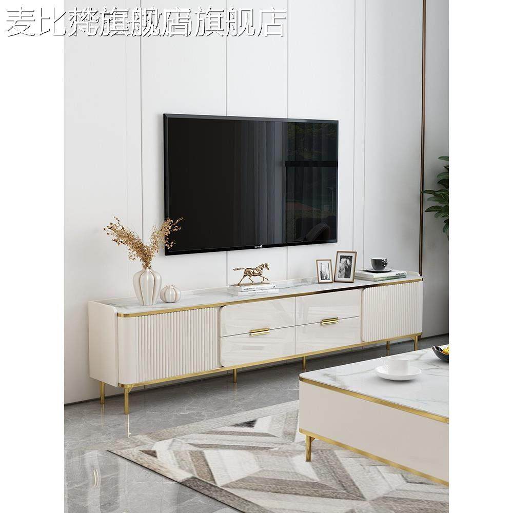 麦比梵采购产品轻型豪华电视柜，高端板岩，简单的现代小公寓卧室，客