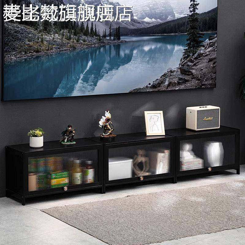 麦比梵电视柜简约现代茶几电视机柜组合小户型实木客厅伸缩轻奢地柜卧