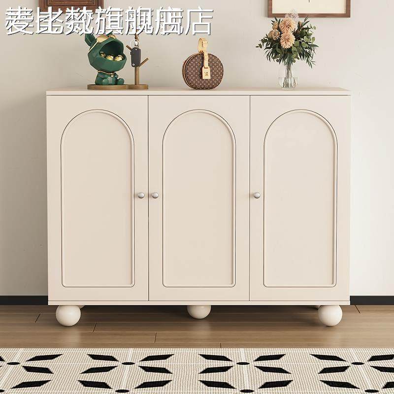 麦比梵入户鞋柜家用门口玄关柜坐凳一体靠墙储物柜子室内收纳柜入门鞋