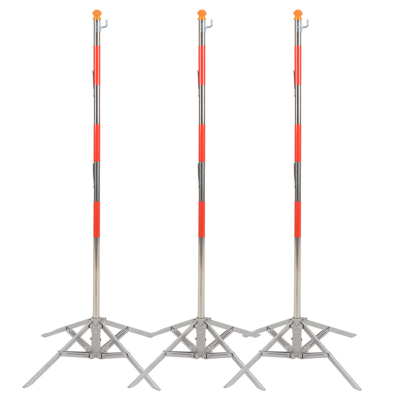 围栏支架伞式固定安全电力围网隔离网带警示带不锈钢立柱施工护栏,金属材料及制品,金属丝/绳/缆,淘宝优惠券,粉丝福利购,淘宝优惠卷