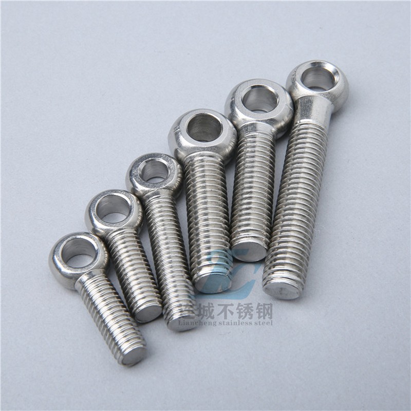 M6M8 304不锈钢活节螺丝活结吊环羊眼带孔螺栓*30-35-40-60-70-80