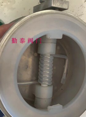 铸钢H76F46-16C衬氟蝶式对夹式止回阀双瓣不锈钢耐腐耐酸碱逆止阀
