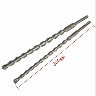 两坑两槽 圆柄电锤28钻头穿墙水泥混凝土孔加长电锤冲击建工钻头