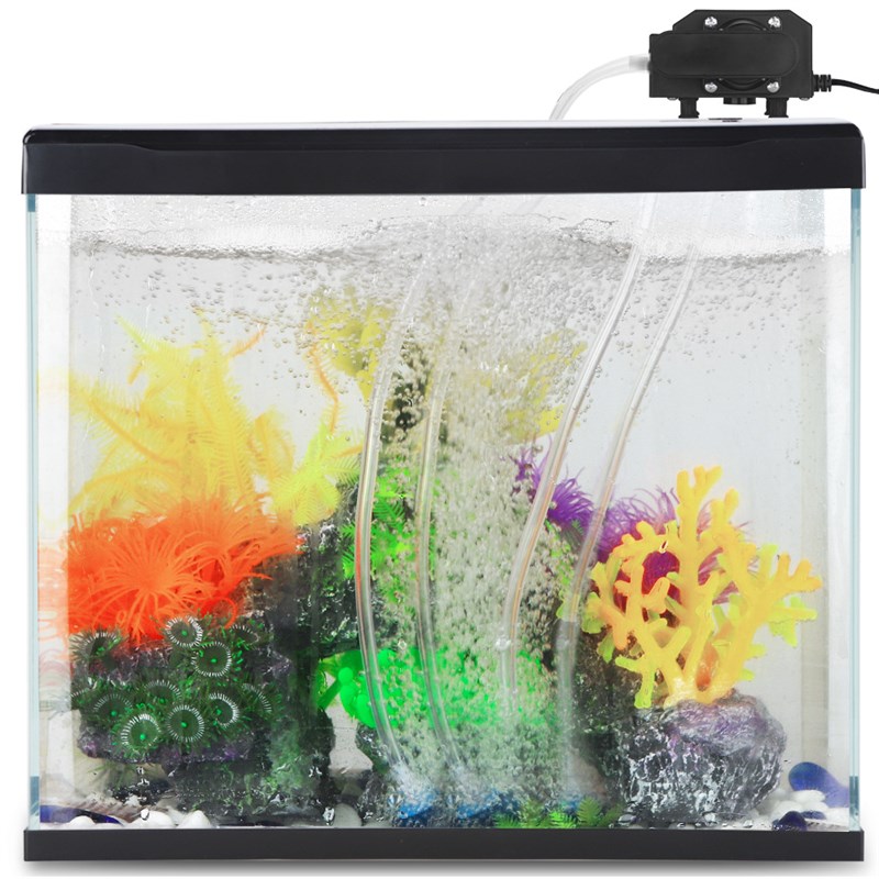 电磁式空气泵增氧泵鱼p缸增氧池 配套水族养殖爆氧大功率气泵气霸
