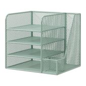 甄选文件收纳架多层文件夹置物架公室桌面资料框工位档案整理架书