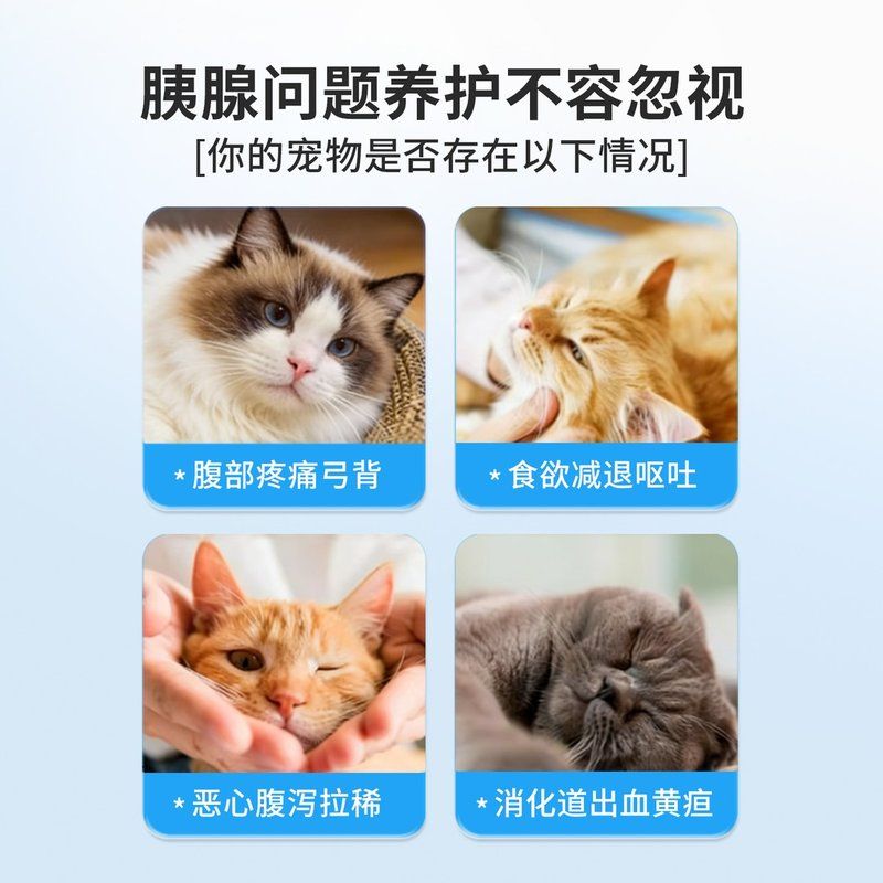 派迪诺诺必利胰宝宠物专用营养补充犬猫消化酶300片胰酶猫咪狗狗