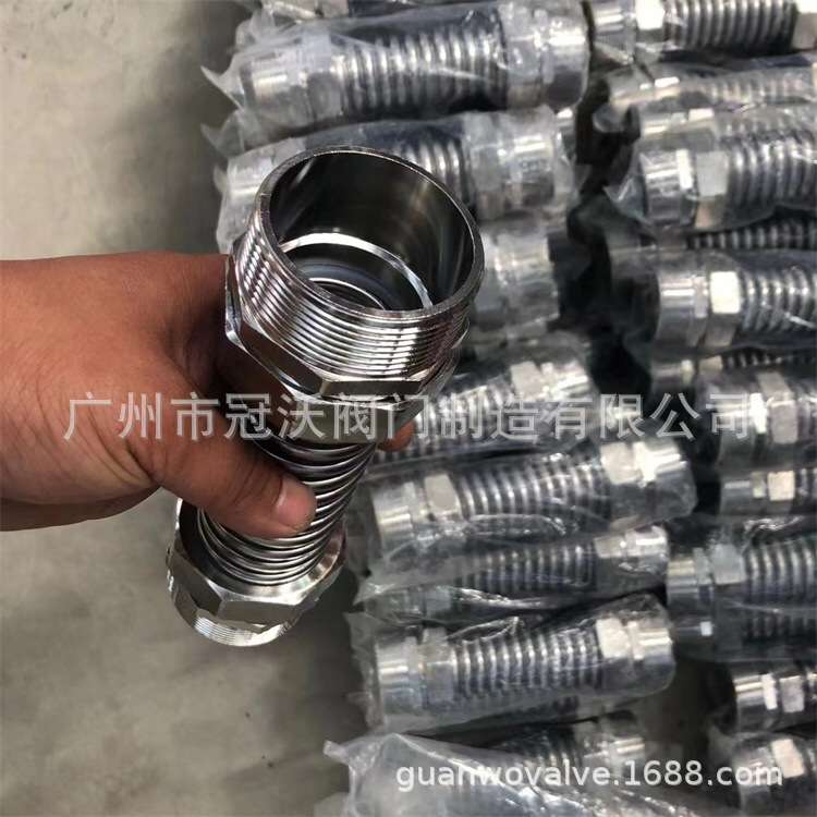 304不锈钢卡盘波纹管卫生快装化工金属软管卡箍编织管抱箍钢丝管