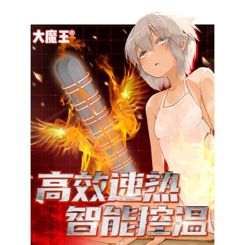 大魔王高级恒温飞机杯加热棒usb名器男倒模杯阴道加热器带温控灯