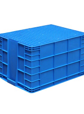 780塑料周转箱860*630*480加厚带盖储N物箱仓库工厂运输整理箱子