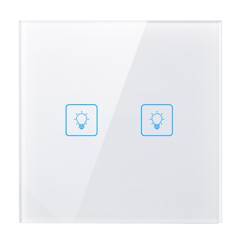 新款吉仕高墙壁智能触摸开关家用开关插座触控式酒店控制面板玻璃