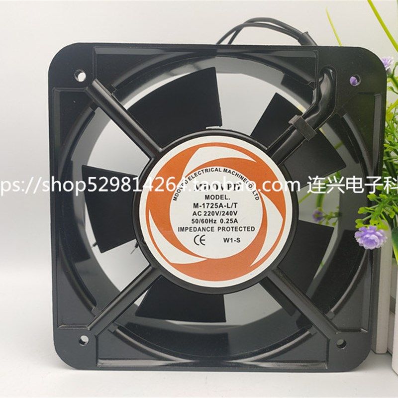全新MDOVPD M-1725A-A/T MD17251A2SAL 220V 0.25A 轴流风机风扇