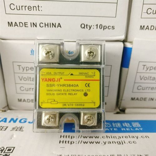 阳继YANGJI 单相交流固态调压器 YHR3840A 电阻调压VR