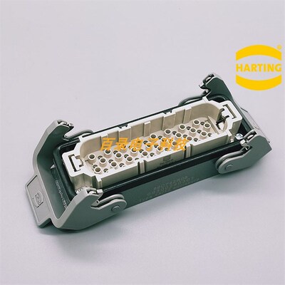 HARTING重载连接器 64针10A公芯底座 热流道接线盒 09210643001