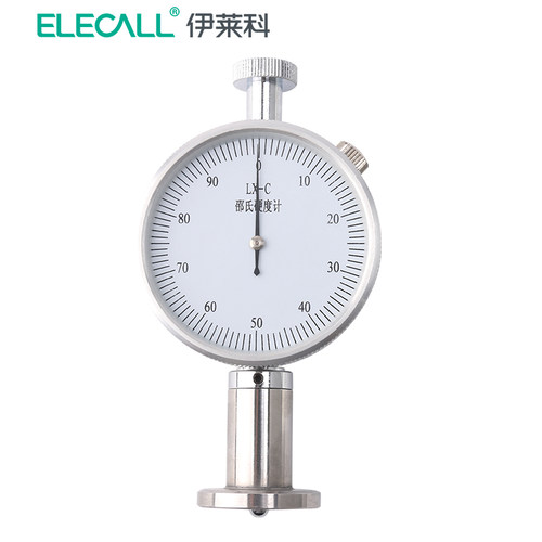 伊莱科数显邵氏硬度计便携式硬度计硬度测试A/C/D型泡沫塑料橡胶