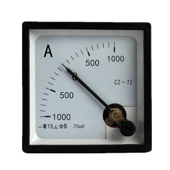 卓越优质 直流双向电流表 CZ-72 正负 1000A/75mV 68*68