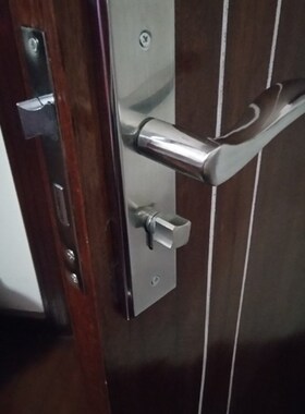 卧室房门锁58门锁门把手房间门锁室内门锁家用木门通用型可调门锁