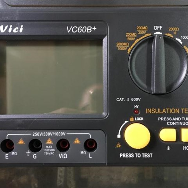 维希仪器高精度数显绝缘电阻测试仪VC60B+数字摇表兆欧表