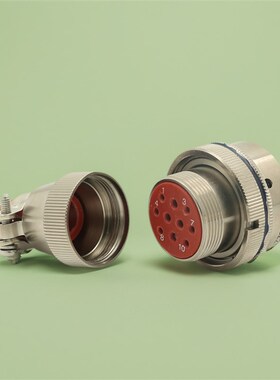 10芯航空插头座 XC22T10K1P1/XC22F10Z1P1+FJDP1 圆形电连接器