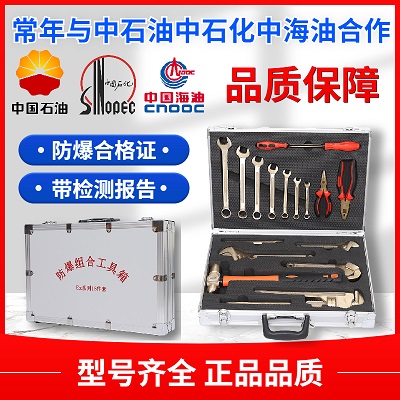 防爆工具套装无火花铜18件套组合套装油库气站专用防爆组合工具箱