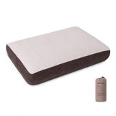 甄选夏诺多吉户外记忆棉枕头便携式 野营旅行枕露营家用午睡奶酪方