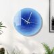 甄选CC213 230立体渐变日落桌摆墙挂两用亚克力挂钟圆形墙钟桌面