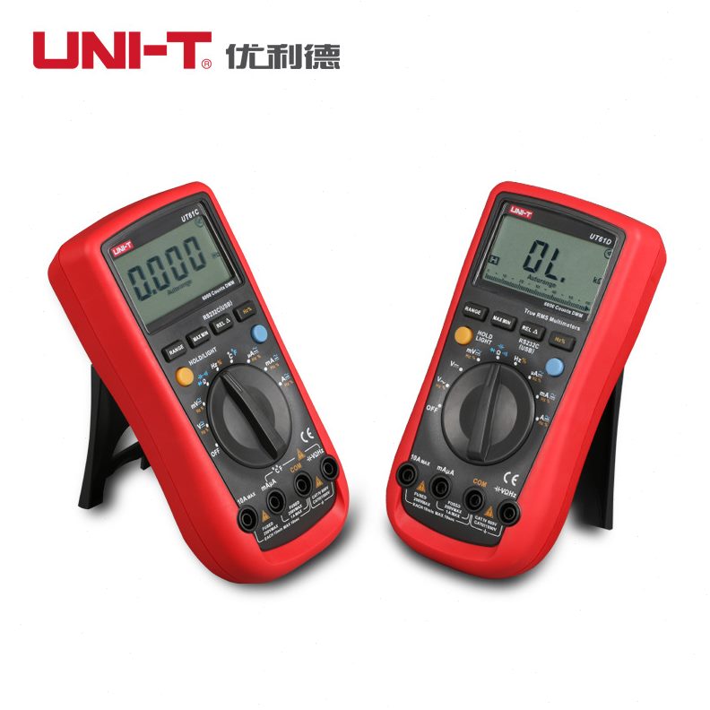 甄选优利德电工表  多功能数显数字万用表UT61E/A/B/C/D