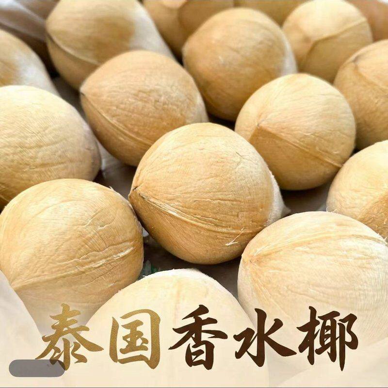 T泰国丹嫩沙多椰皇香水椰青6-9颗装/ 顺丰京东包邮坏果包赔