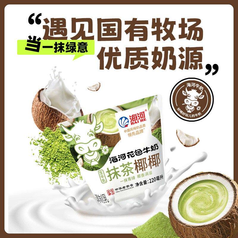 海河牛奶 新口味小站稻米乳组合装 奶茶平替 学生营养早餐奶