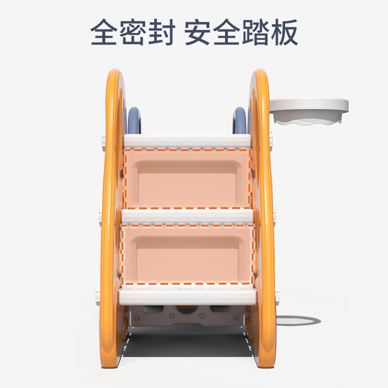 儿童滑滑梯室内家用小型宝宝滑梯折叠大号加长家庭游乐场2至10岁