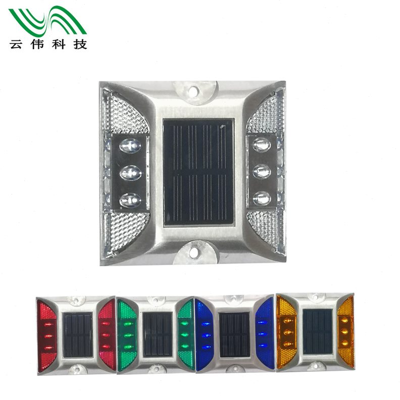 甄选 隧道诱导突起路标 公园小区美化灯四方太阳能铸铝道钉灯