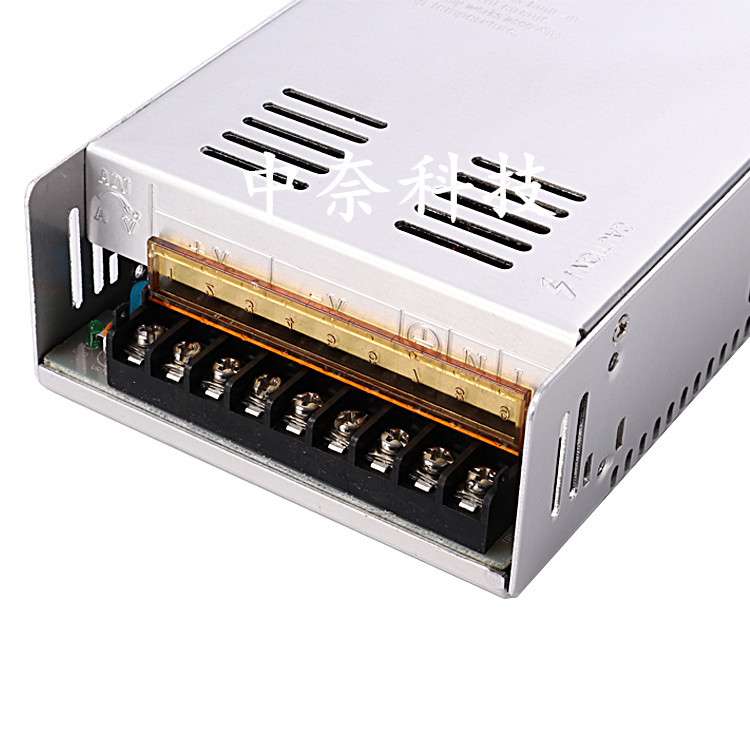 厂家直供外贸跨境12V40A安防监控LED电源12V480W灯条灯带开关电源