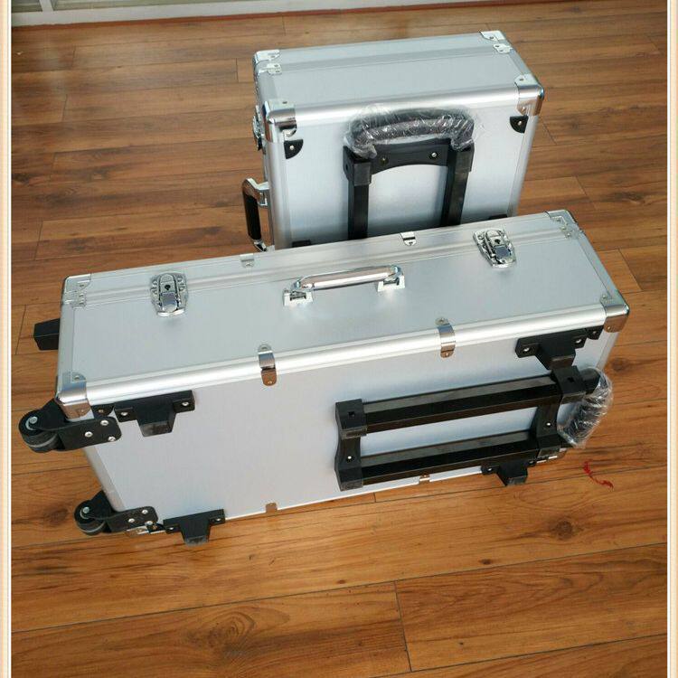 厂家出售医用康复器械铝箱 航模仪器箱 铝合金拉杆工具箱接受加工