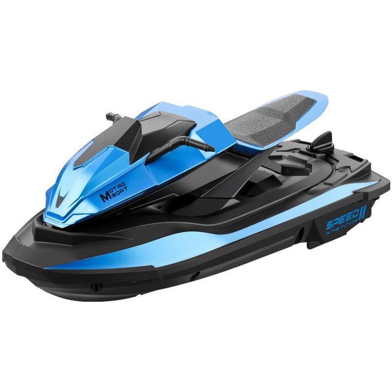 遥控船水上摩托艇儿童玩具可下水高速快艇小轮船模型电动游艇男孩