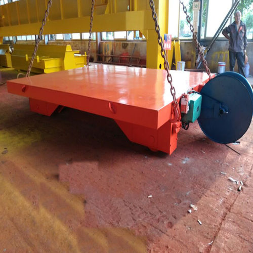 厂家  KP系列蓄电池电动轨道平板车 仓库运输用手推平板车