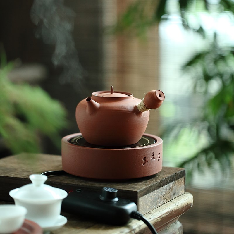 家用迷你电陶炉小桌电陶炉300毫升小壶一人煮茶壶一人煮茶炉家