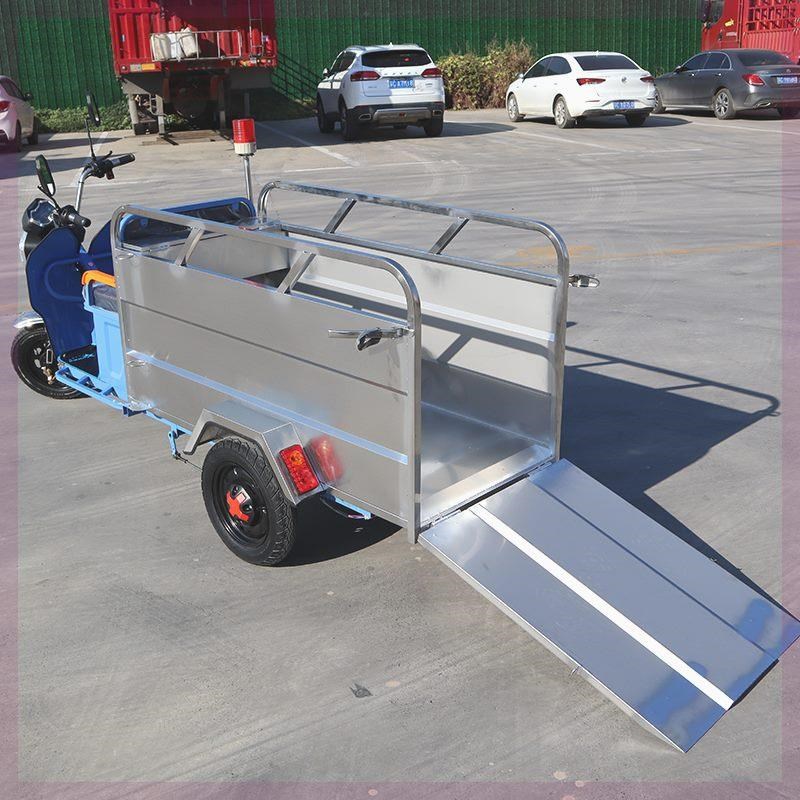 电动垃圾车清运车双桶不锈钢环卫三轮车保洁车小区物业垃圾中转车