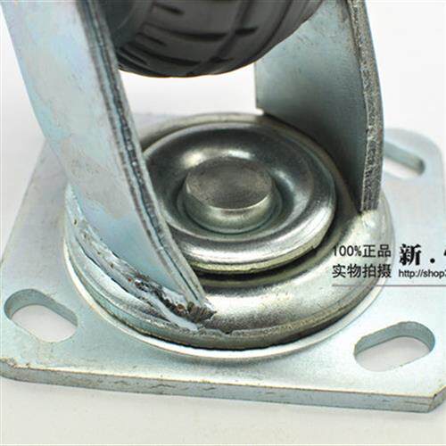 6寸橡胶轮静音轮定向轮推车万向轮轮子N重型工业脚轮推车轮车