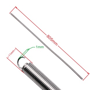 蒂森电梯配件F9 K8弹簧S8厅门自闭弹簧关门门机拉簧805 655 375长