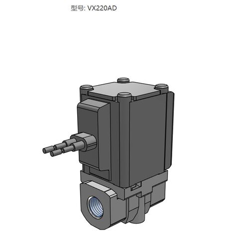 SMC 原装正品VX220AD VX21/22/23  直动式2通电磁阀 空气用单体