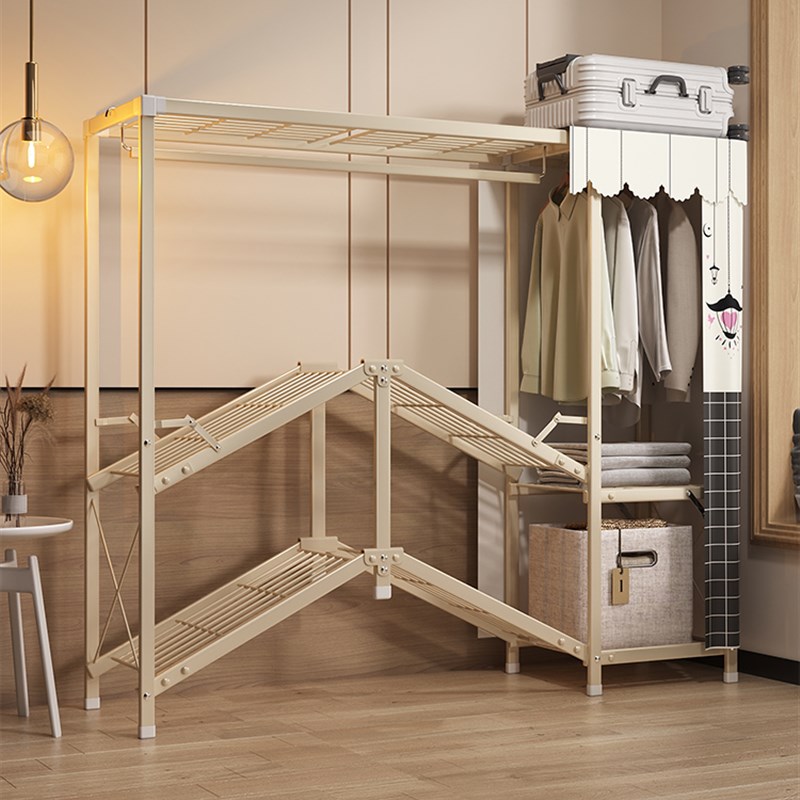 家用货架置物架多层落地收纳简易展示柜超强承重角钢货架铁架子