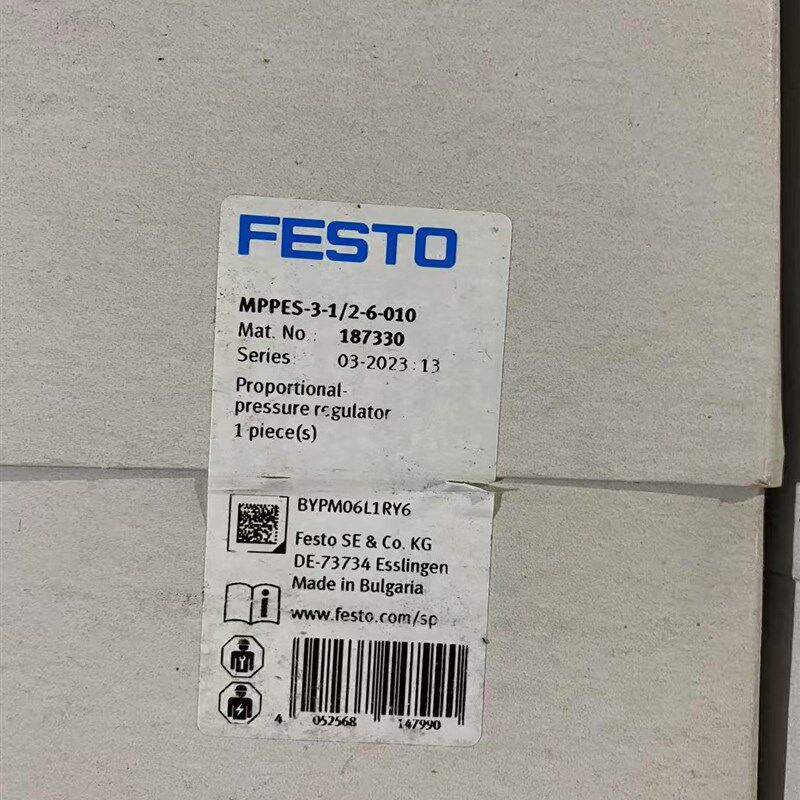 FESTO费斯托先导式比例调压阀MPPES-3-1/2-6-010 187330 正品现货