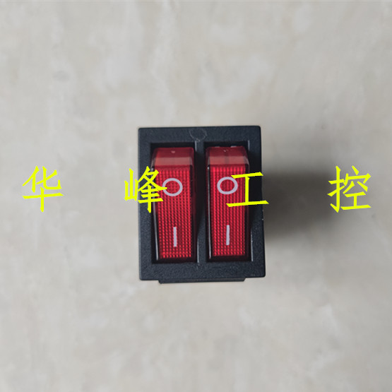 KCD8-212N 双路双联 6脚2档油灯电暖器双开关电饼铛船型开关