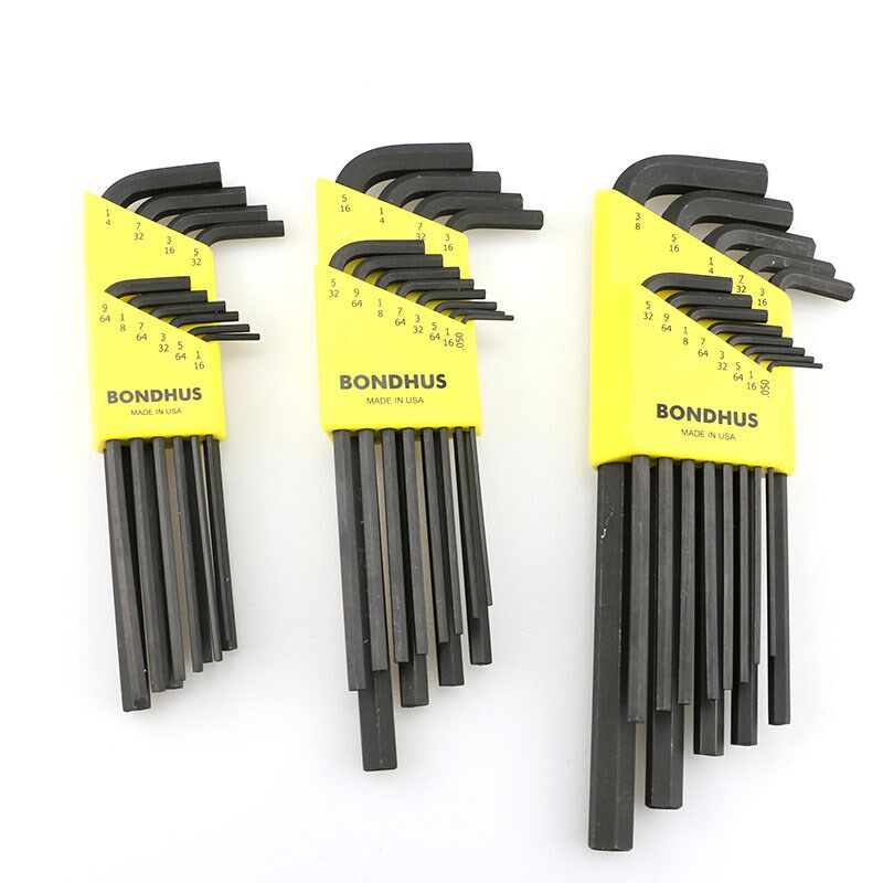 BONDHUS进口波顿加长公制平头六角扳手加长英制六角匙12199 12146