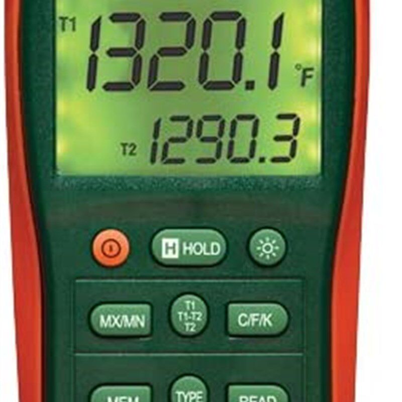 Extech EasyView 温度数据记录双输入温度计 EA15-NIST