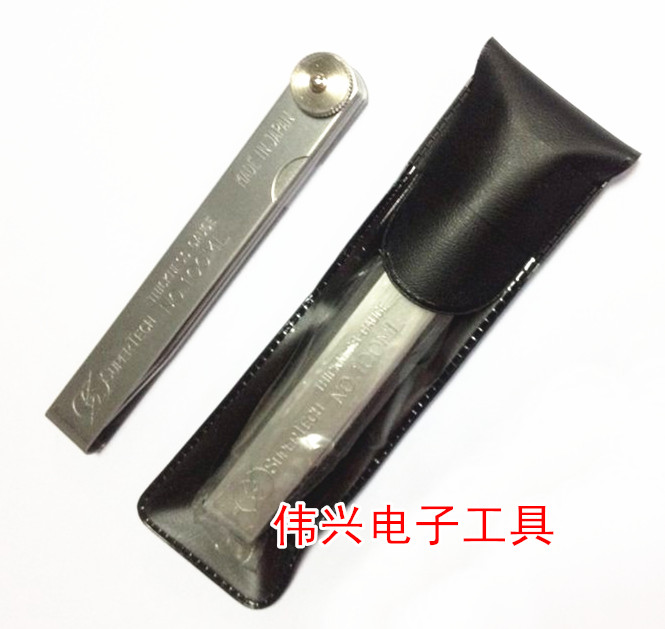 日本SUPERTECH 间隙片 间隙规 厚薄规 塞尺 100MH 0.1-1mm 10片